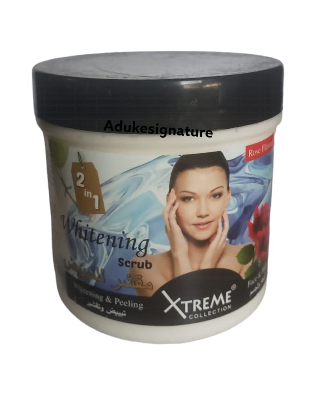 2 in 1 XTREME peeling face and body scrub. rose flavour