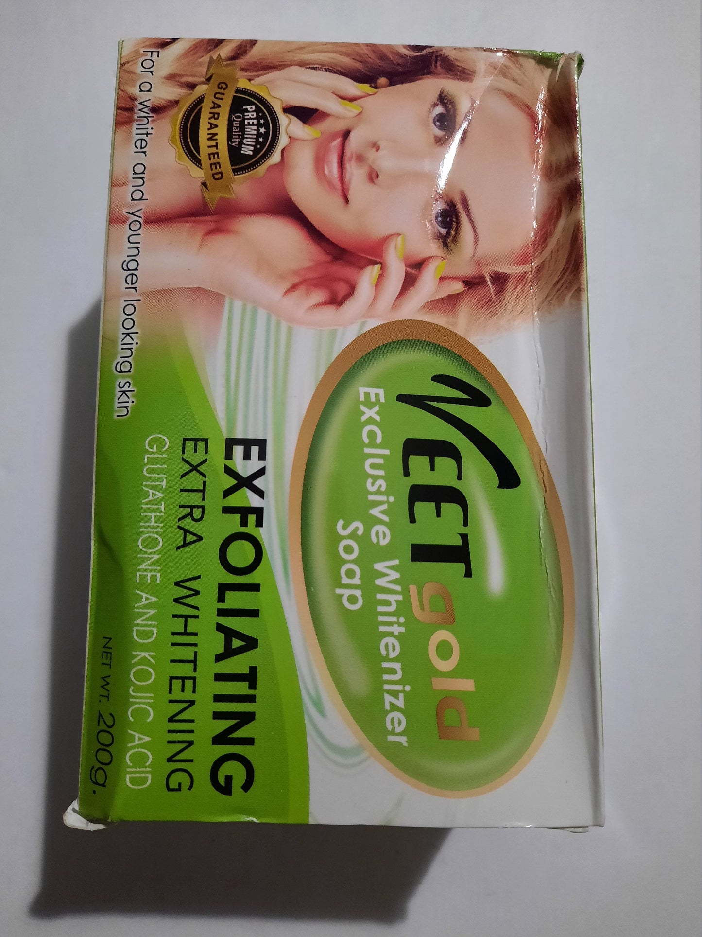 Veet gold exclusive whitenizer glutathione kojic acid soap